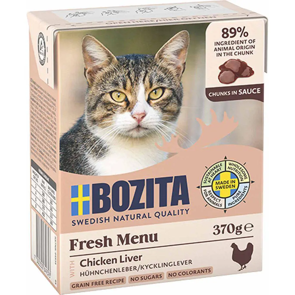 Bozita Kattefoder Bidder i sovs med Kyllingelever 370 gram